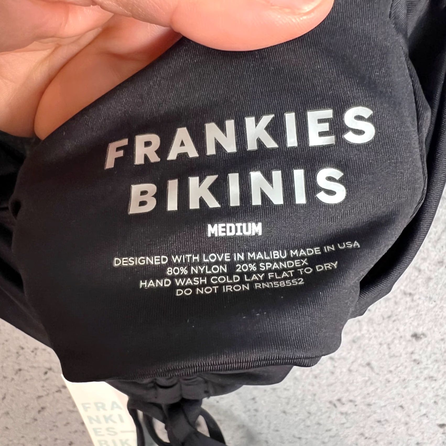 Vintage VINTAGE Frankies Bikinis Womens M Black Ruched Crop Top NEW! Size M / US 6-8 / IT 42-44 - 3 Thumbnail