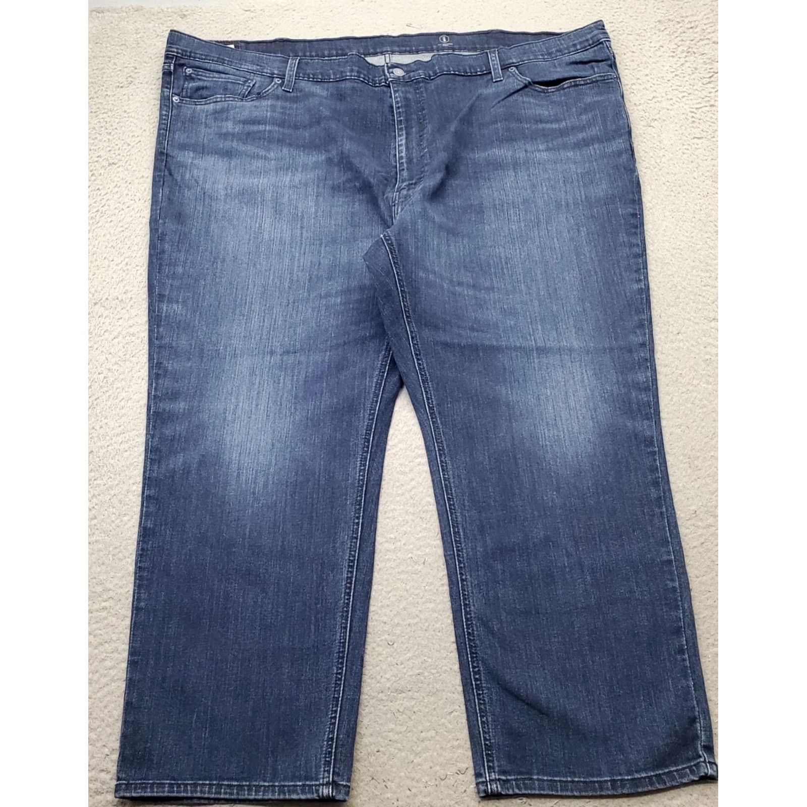 Levi's Levi'S 541 Straight Fit Jeans Mens 52x29 Blue Denim Casual Streetwear Size US 36 / EU 52 - 2 Thumbnail