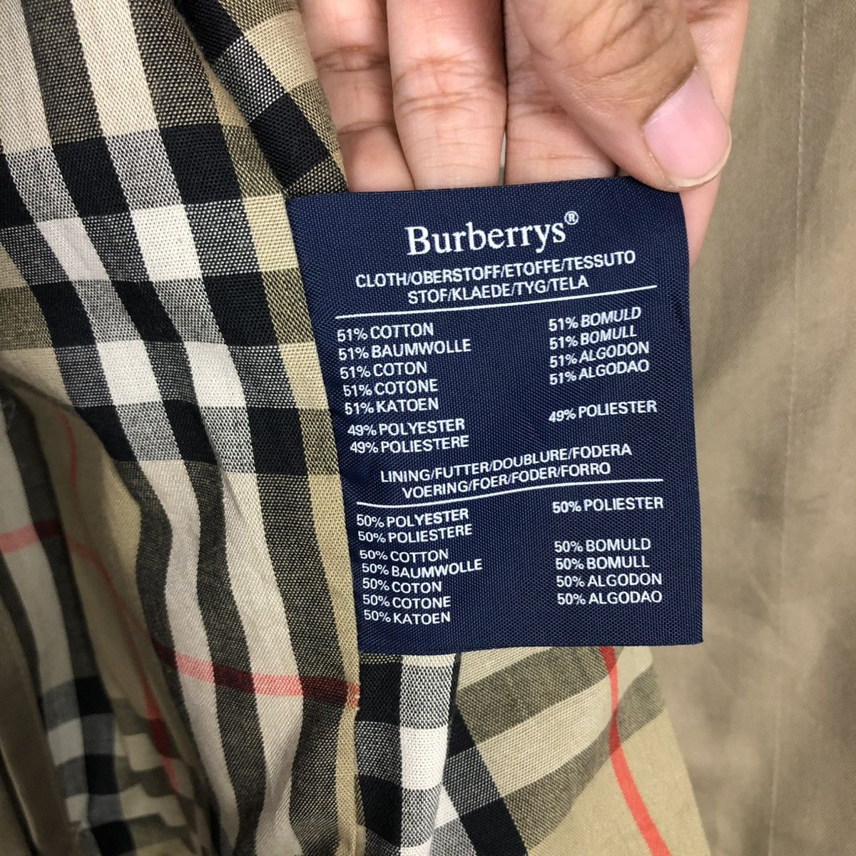 Burberry 🔥VINTAGE BURBERRYS LONDON LONG JACKET NOVA CHECK BLANKET Size US M / EU 48-50 / 2 - 22 Thumbnail