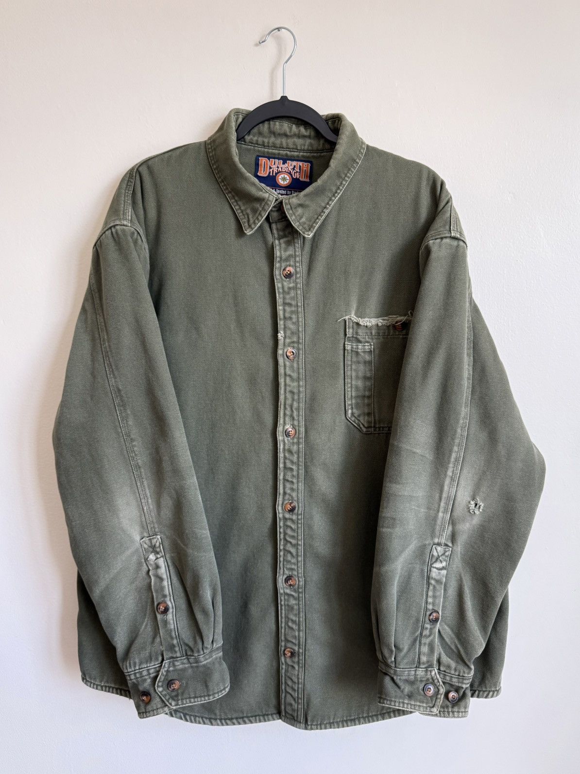 Duluth Trading Company Vintage Y2K Duluth Trading Co Detroit Thrashed Work Jacket Size US XL / EU 56 / 4 - 1 Thumbnail