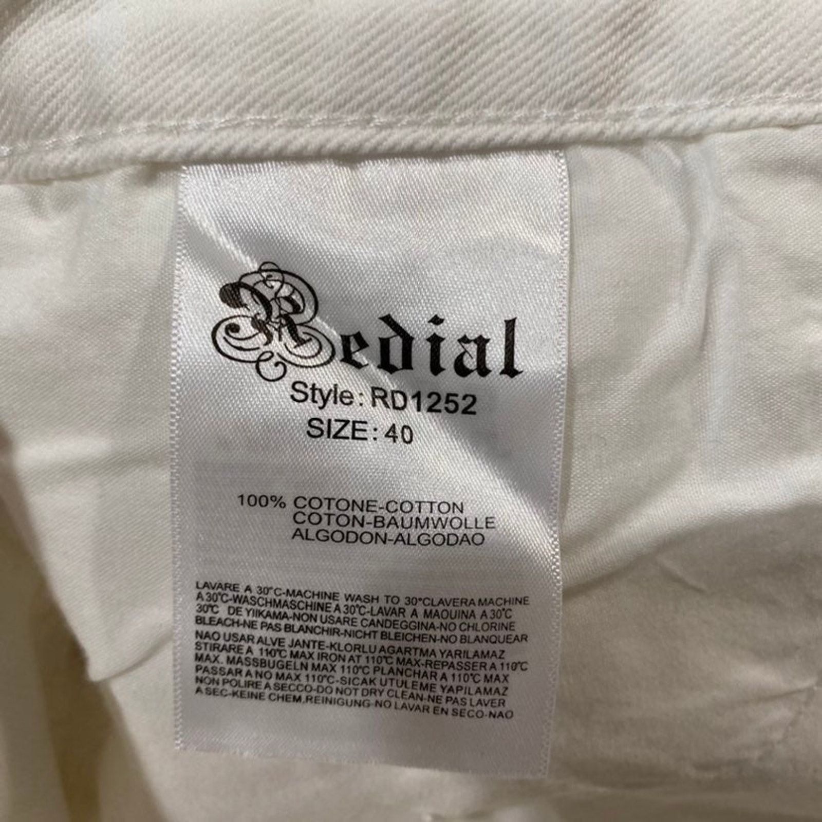 Nasty Gal Nasty Gal Redial Slim High Waisted Mom Jeans White Size 8 L Size 40" / US 18 - 10 Thumbnail