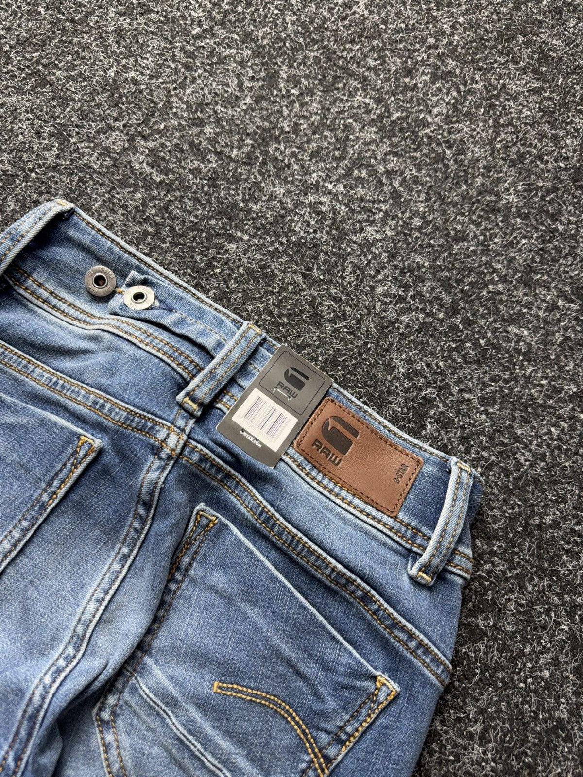 G-Star NWT 00s G-Star RAW Midge Mid Straight Jeans Blue W23 Y2K Size 23" - 16 Thumbnail