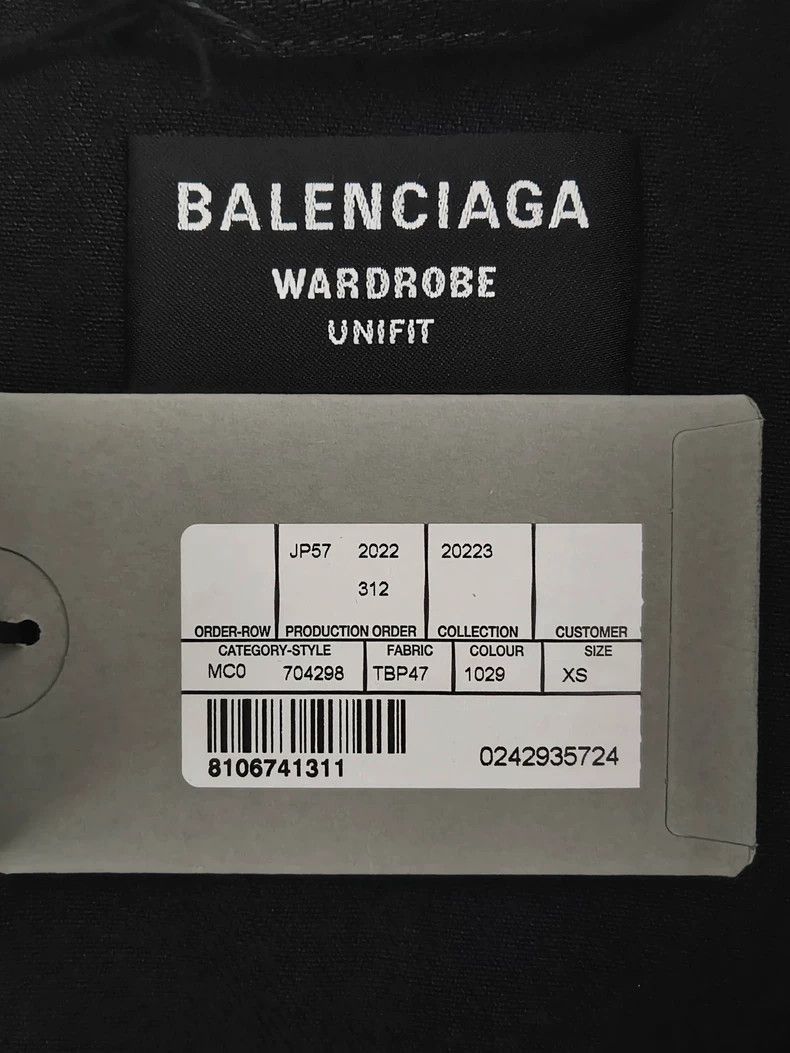 Balenciaga Balenciaga 22fw destroys 3Bsports denim jacket-2506 Size US XXS / EU 40 - 5 Thumbnail