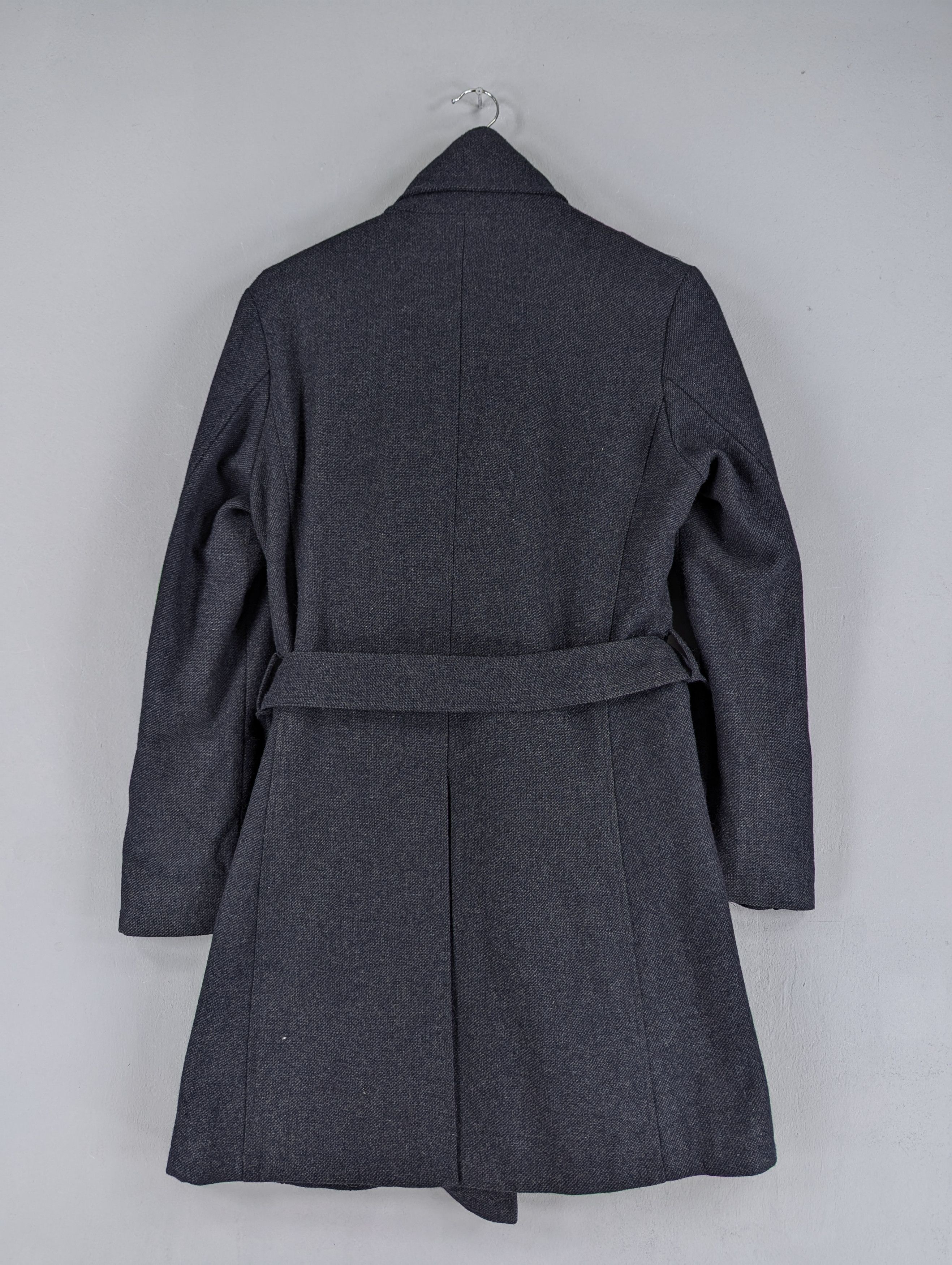 Tornado Mart JapaneseBrand Tornado Mart Wool Twill Drape Coat With Belted Size M / US 6-8 / IT 42-44 - 14 Thumbnail