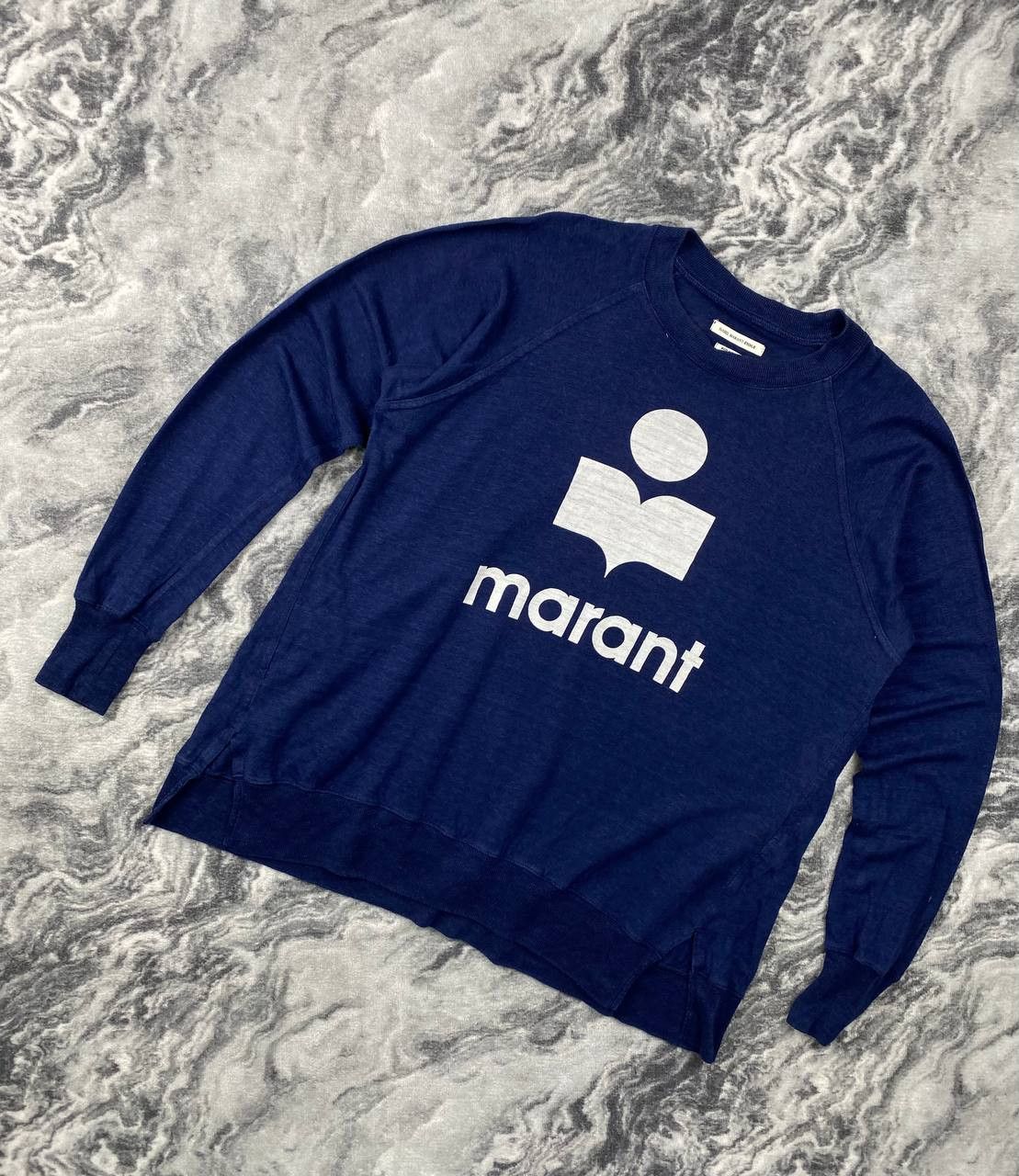 Isabel Marant Isabel Marant Étoile Long Sleeve Big Logo Women Size M Blue Size M / US 6-8 / IT 42-44 - 1 Thumbnail