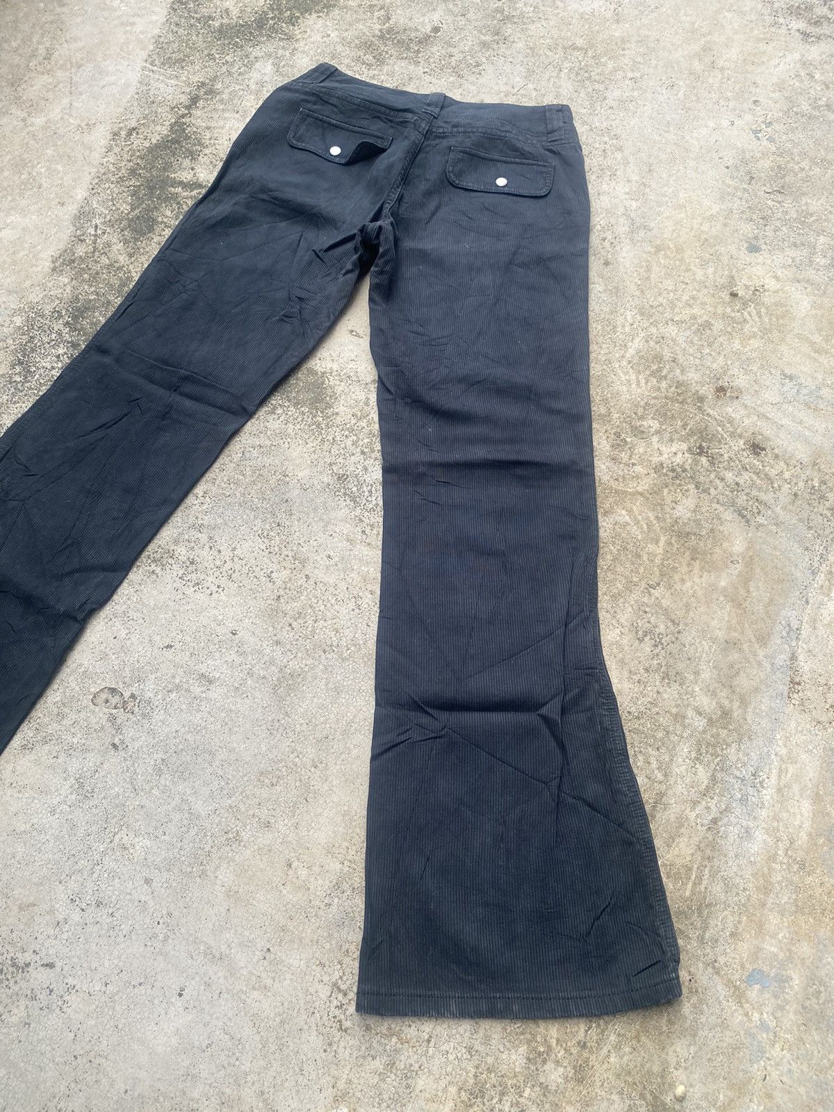 If Six Was Nine × Japanese Brand × United Colors Of Benetton Flare Jeans United Colour Of Benetton Corduroy Size US 28 / EU 44 - 13 Thumbnail
