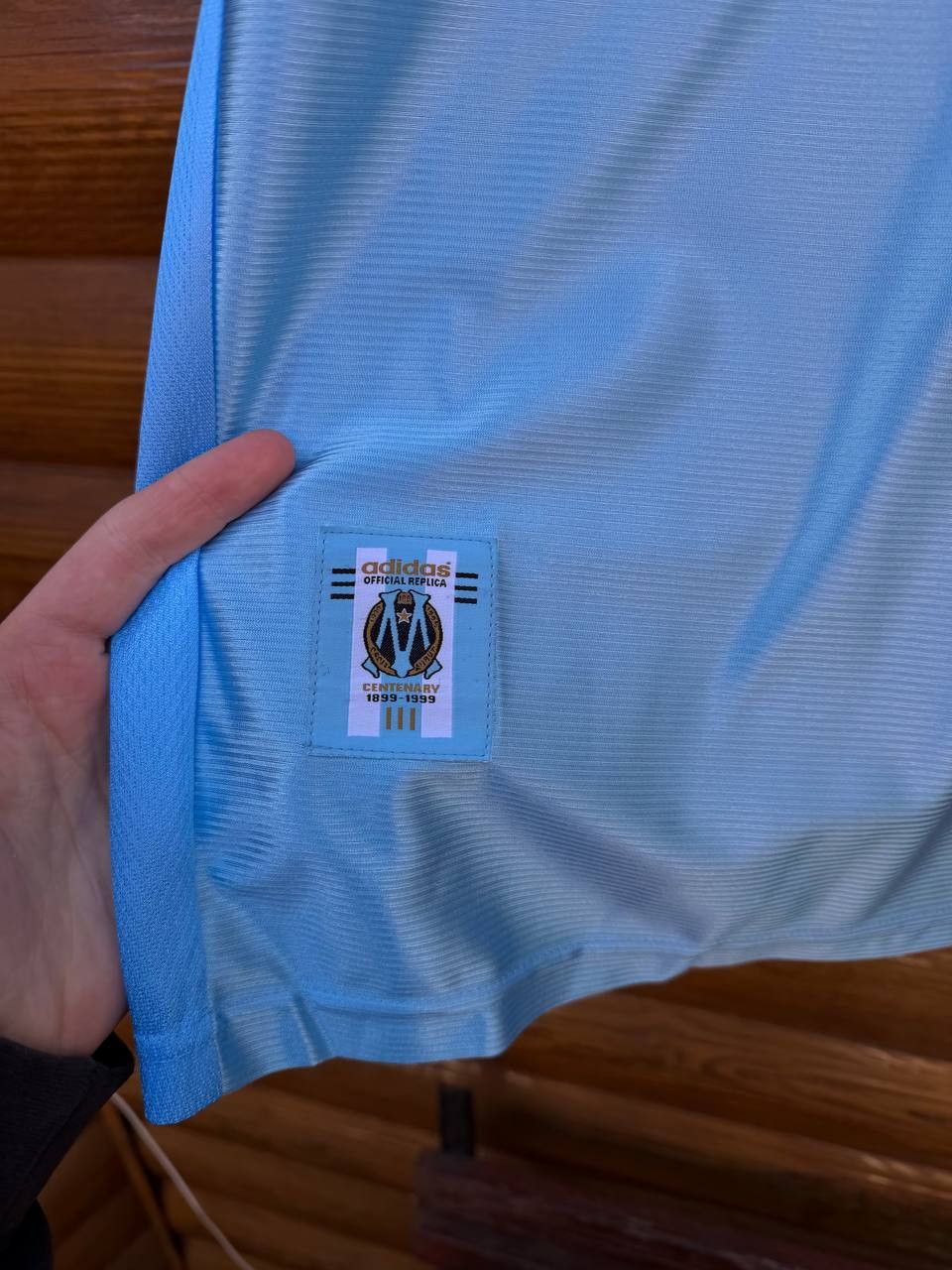 Adidas ADIDAS MARSEILLE 1998-1999 HOME CENTENARY ERICSSON JERSEY Size US L / EU 52-54 / 3 - 5 Thumbnail