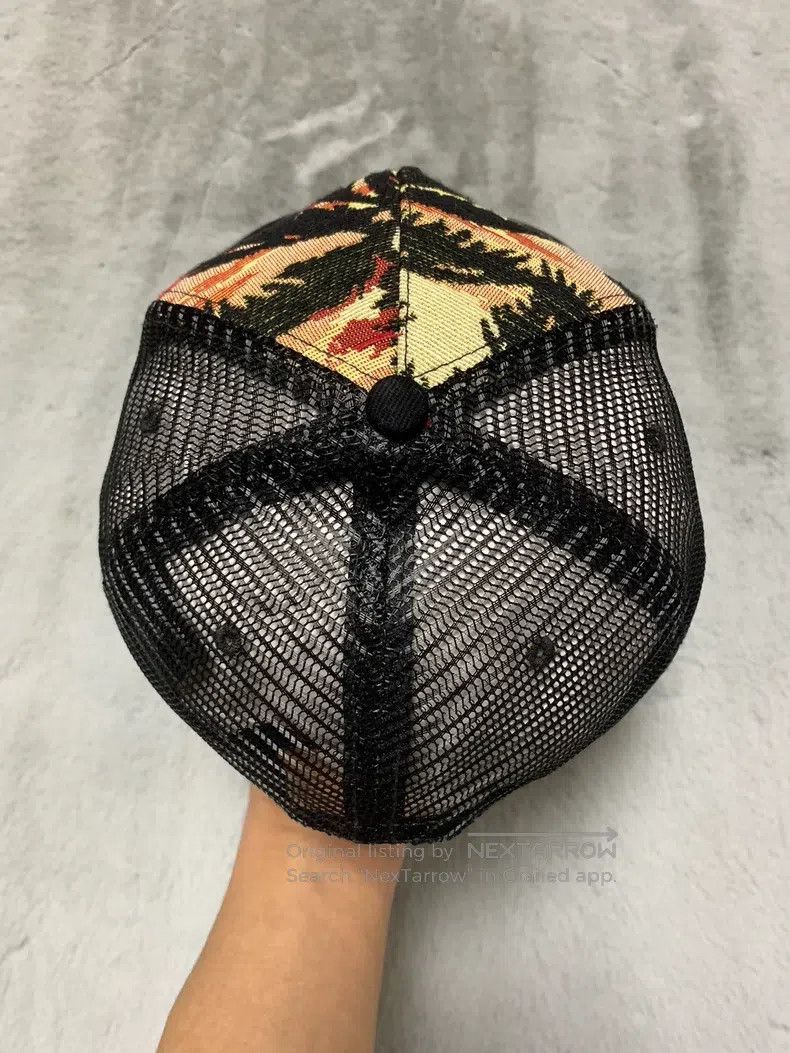 Saint Laurent Paris Saint Laurent Paris Palm tree and coconut tree baseball ca Size ONE SIZE - 3 Thumbnail
