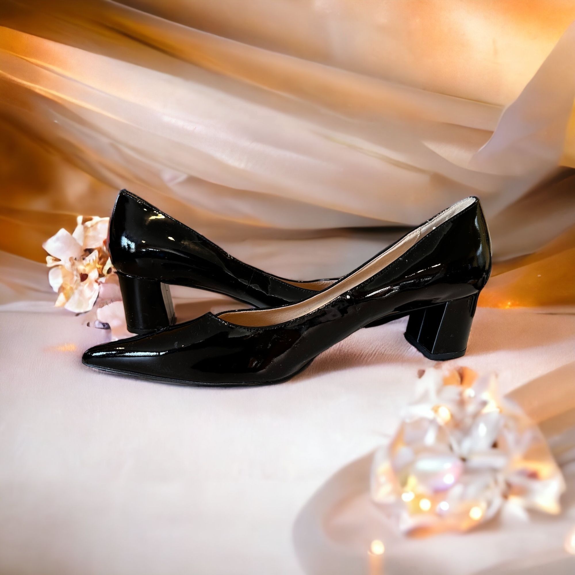 Kate Spade Kate Spade Black Patent Leather Pointed Toe Heels Pumps 11M Size US 11 / IT 41 - 1 Thumbnail