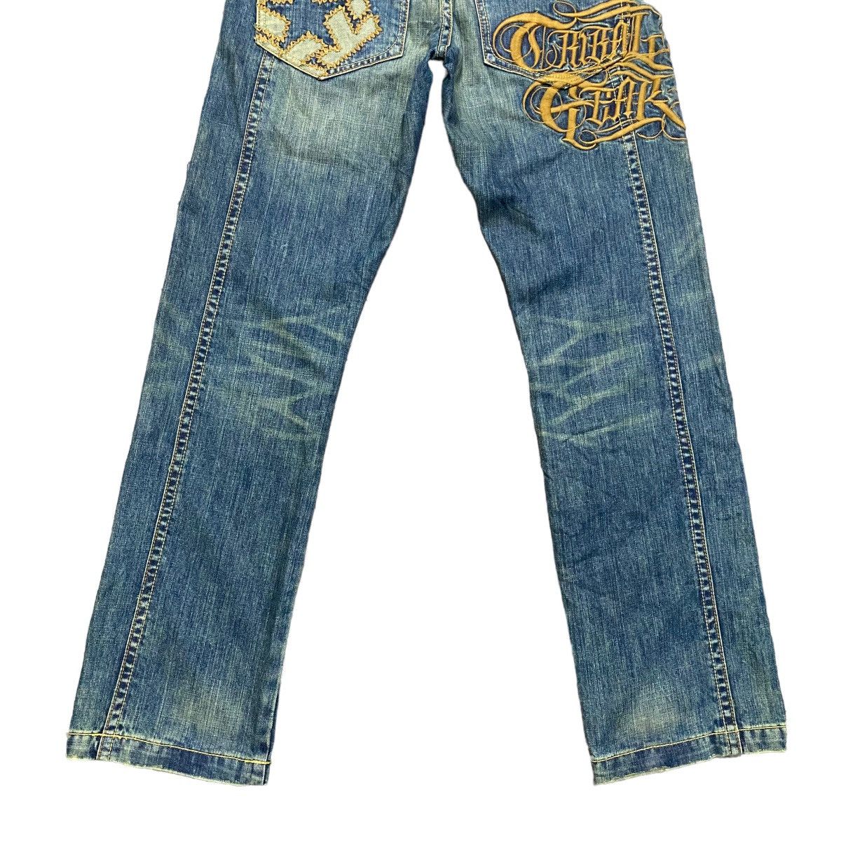 Tribal Streetwear Vintage Tribal Streetwear Embroidery Denim Jeans Size US 31 - 13 Thumbnail