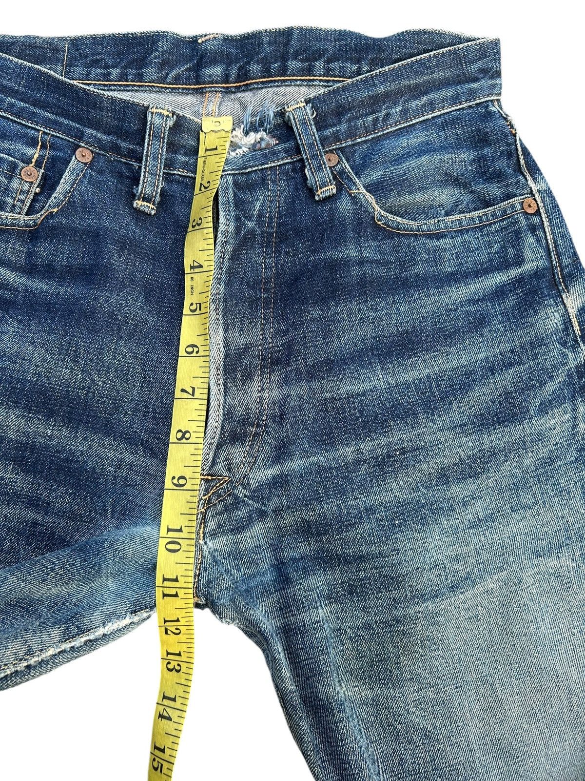 Kapital Thrashed Vintage Denime Selvedge Denim Jeans Size US 29 - 20 Thumbnail