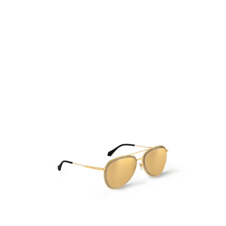 Louis Vuitton LV Super Vision Metal Pilot Sunglasses Size ONE SIZE - 2 Thumbnail