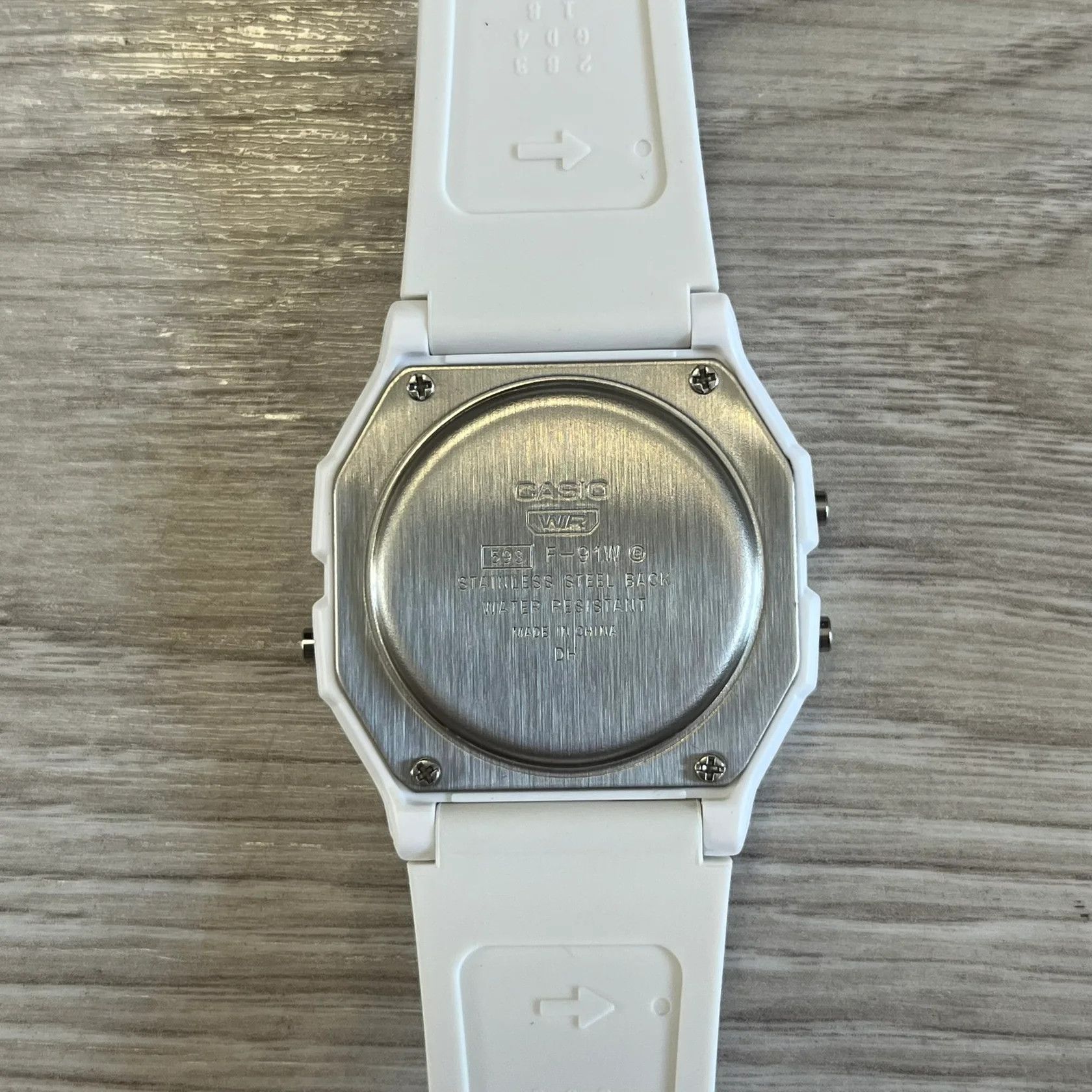 Casio Casio f-91W White & Holo "White Crystal" Digital Watch Size ONE SIZE - 7 Thumbnail