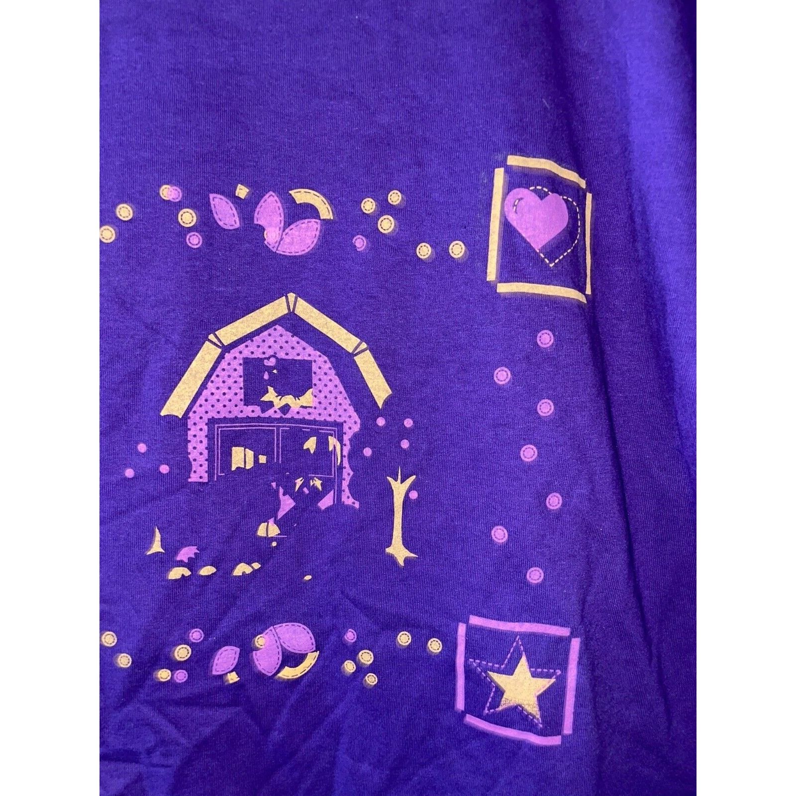 Jerzees 90s Vintage Jerzees USA made Purple Shirt 1990s VTG L Large Size US L / EU 52-54 / 3 - 5 Thumbnail