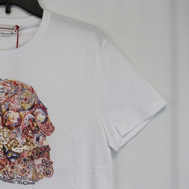 Alexander McQueen o1rshd1 ***Defective / T-Shirt in White Size US S / EU 44-46 / 1 - 4 Thumbnail