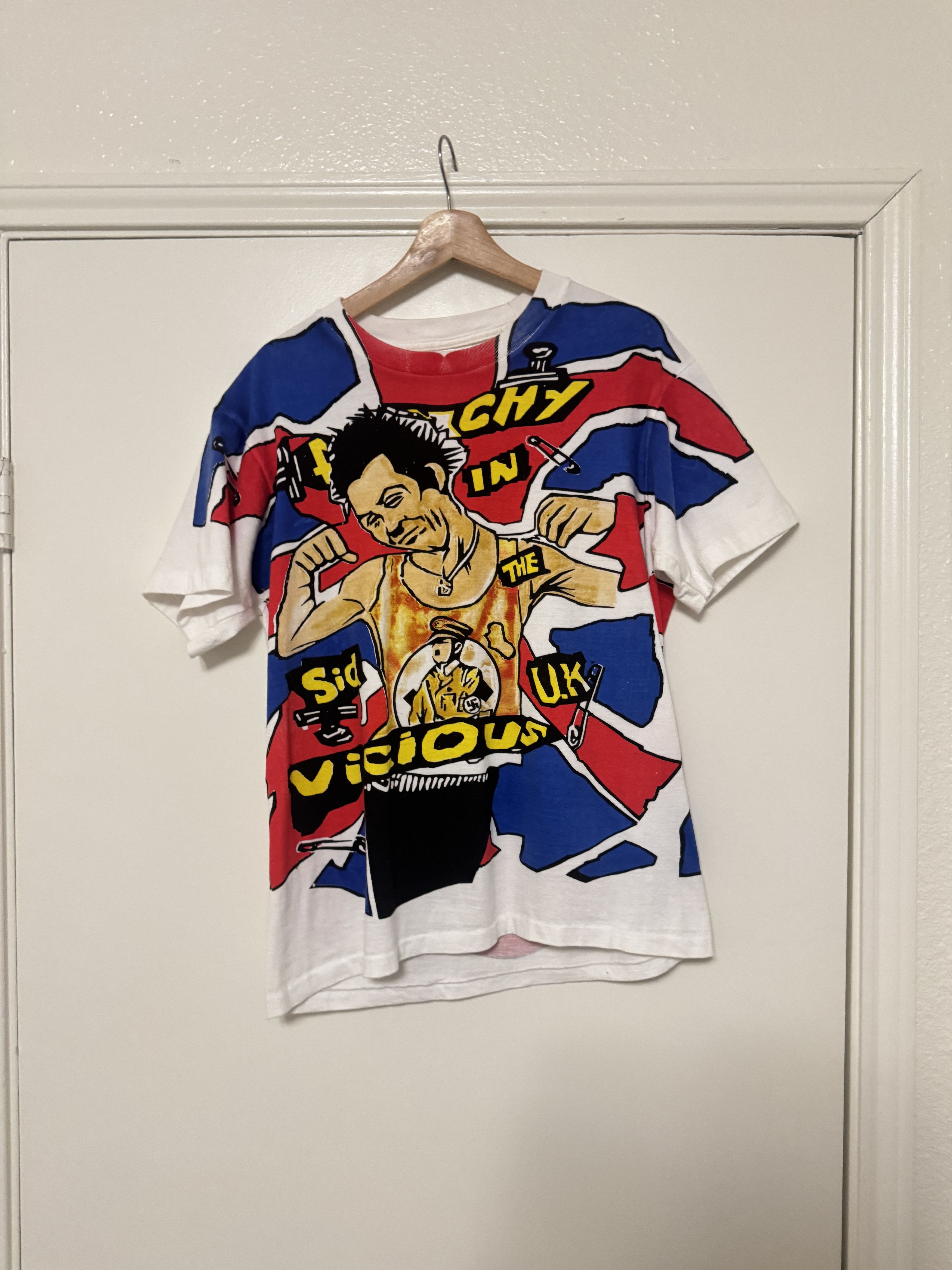 Vintage sid vicious anarchy in the UK tee Size US L / EU 52-54 / 3 - 1 Thumbnail