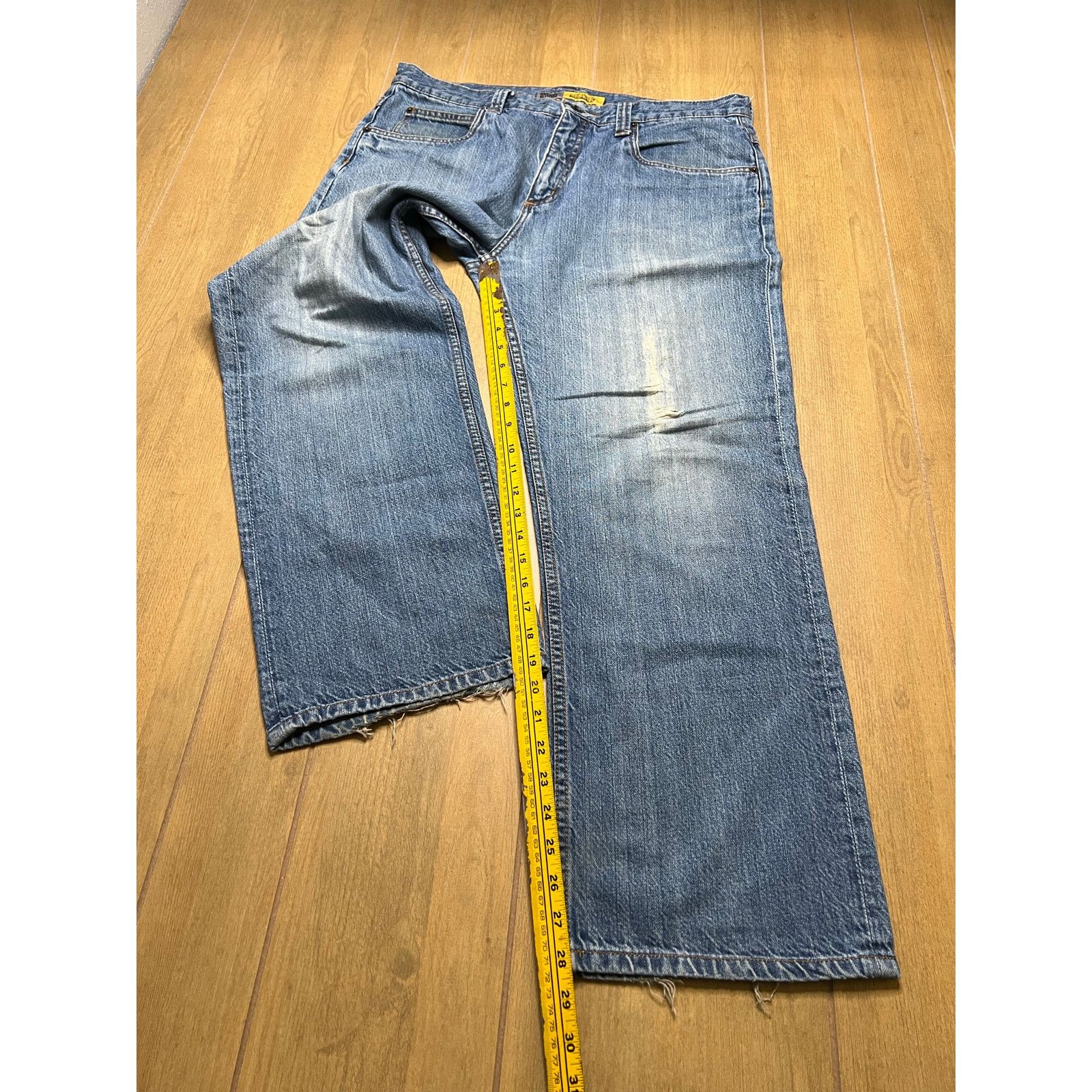 Anchor Blue Anchor Blue Jeans Mens 34x30 Baggy Denim Relaxed Fit Y2K Size US 34 / EU 50 - 7 Thumbnail