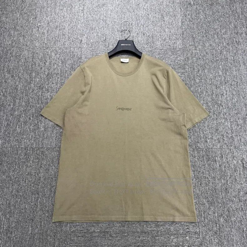 Saint Laurent Paris Saint Laurent Paris Embroidered Letter T-Shirt Size US XL / EU 56 / 4 - 1 Thumbnail