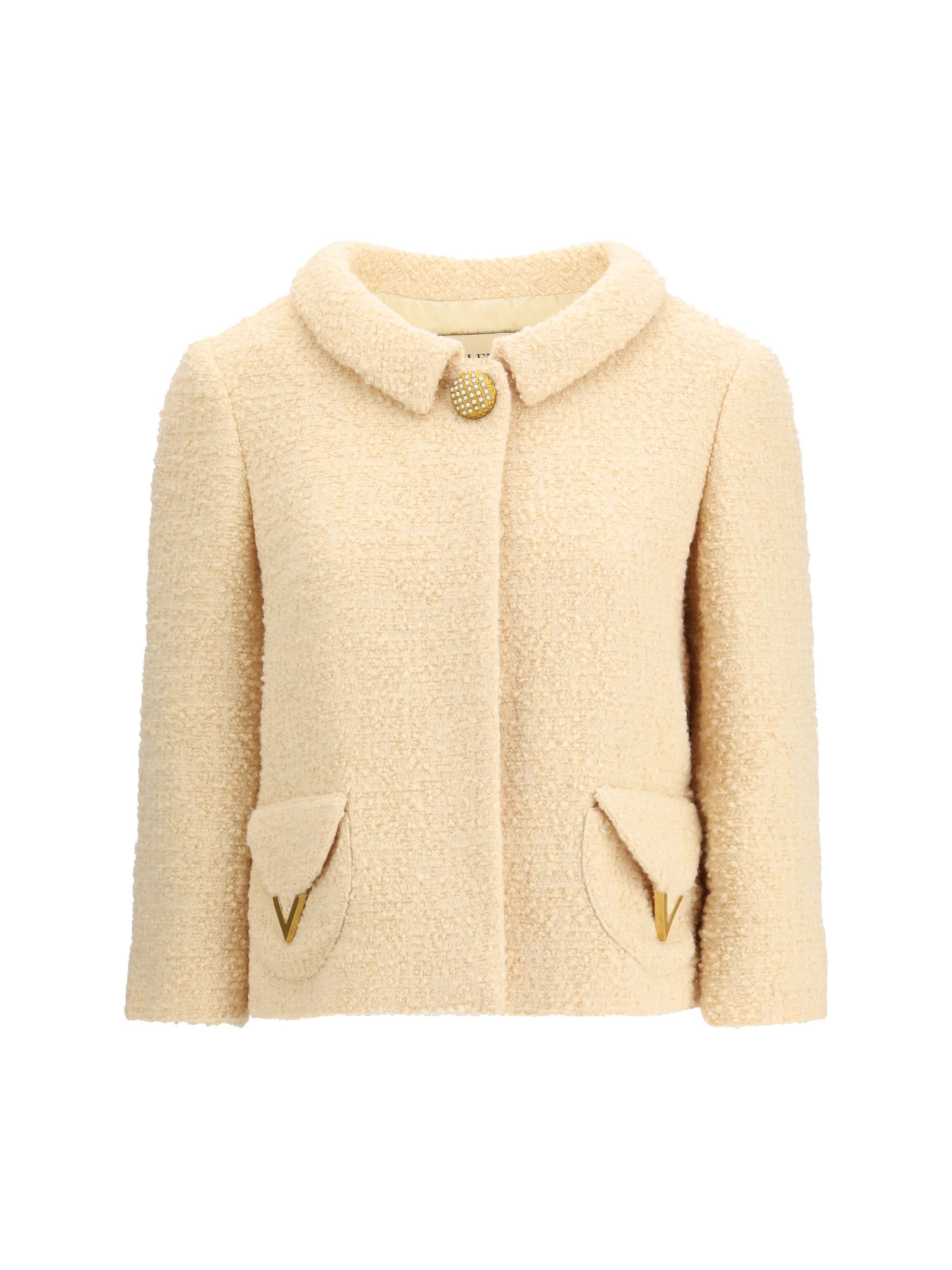 Valentino VLogo signature wool Jacket Size L / US 10 / IT 46 - 1 Thumbnail