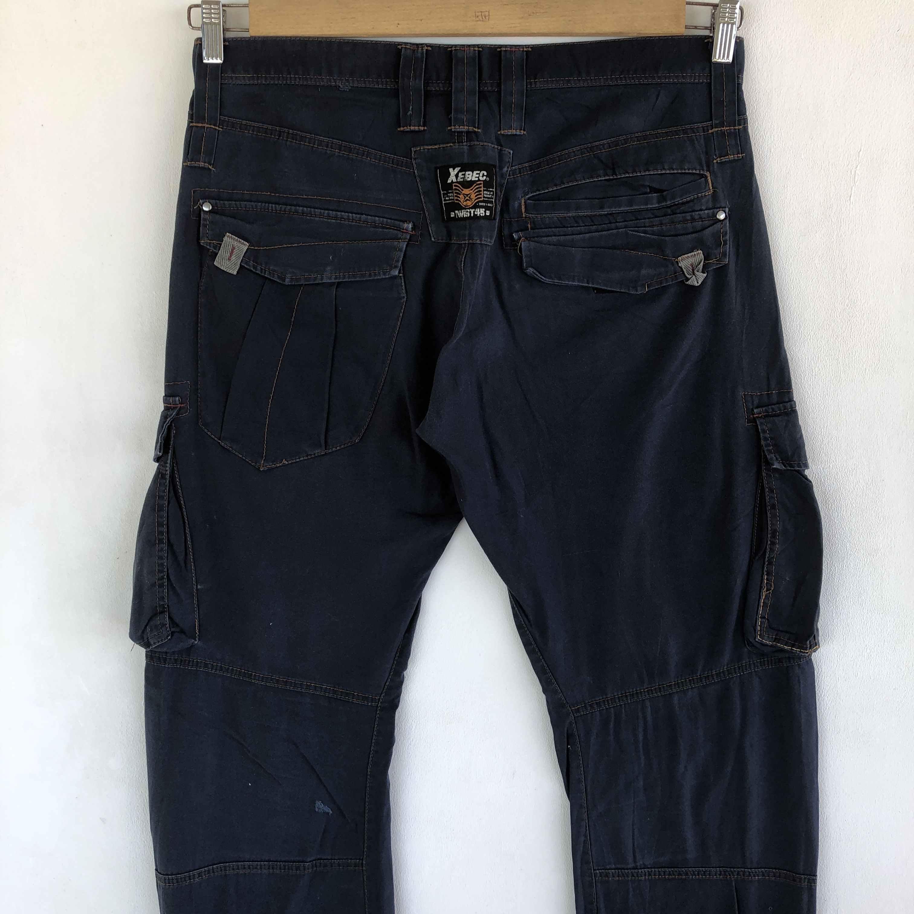 Japanese Brand Vintage Japanese Cargo Pants Multi Pocket Bondage Trousers Size US 34 / EU 50 - 4 Thumbnail