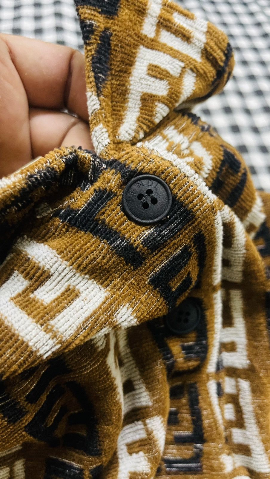Fendi Fendi FF Monogram Shirt – New With Tags – Made in Italy Size M / US 6-8 / IT 42-44 - 4 Thumbnail
