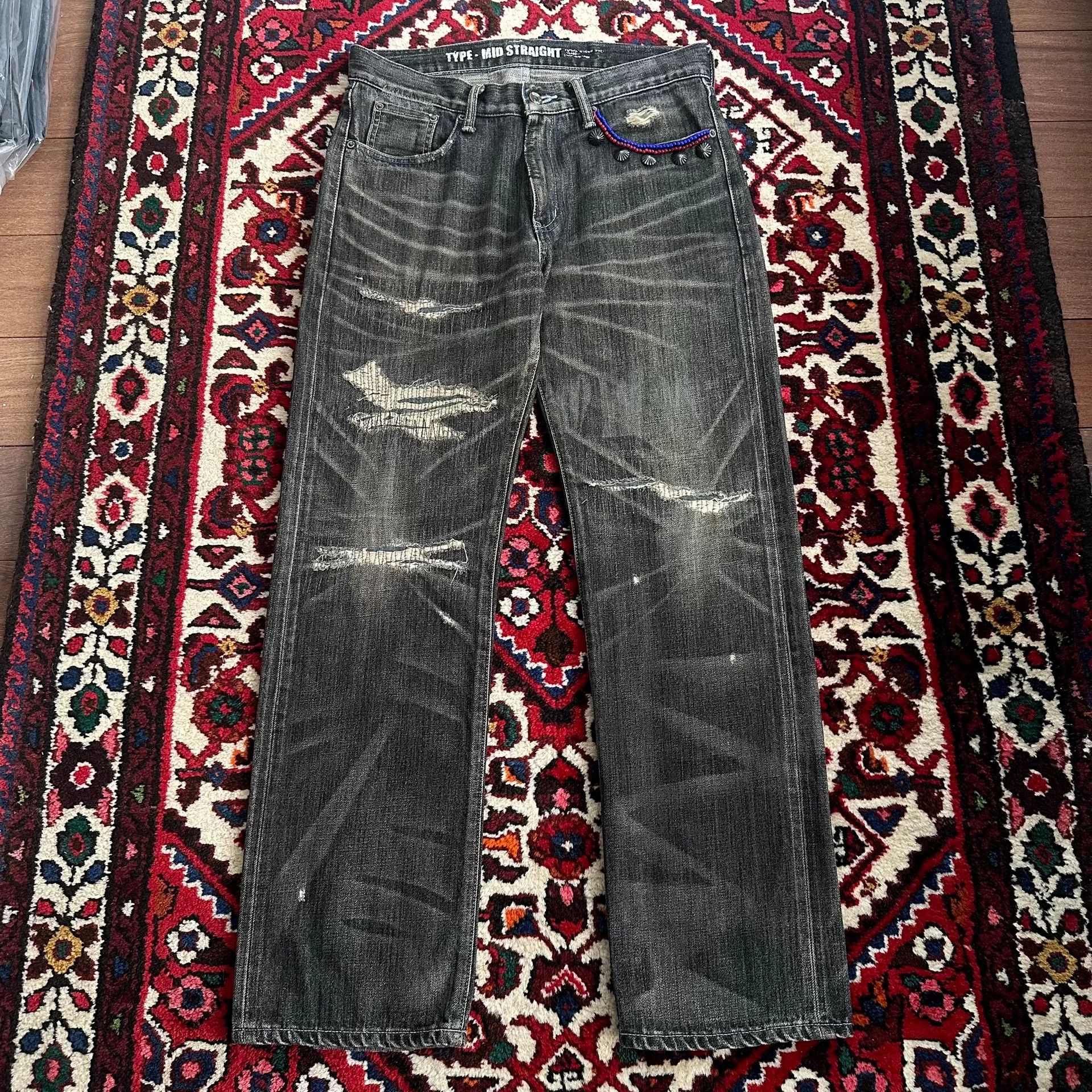 Neighborhood black denim pants from neighborhood Size US 31 - 1 Thumbnail