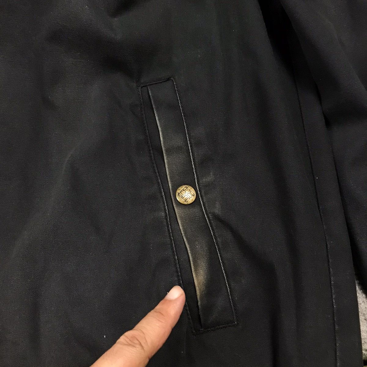 Columbia × Vintage COLUMBIA BLACK FADED ZIPPER HOODIES JACKET Size US XL / EU 56 / 4 - 15 Thumbnail