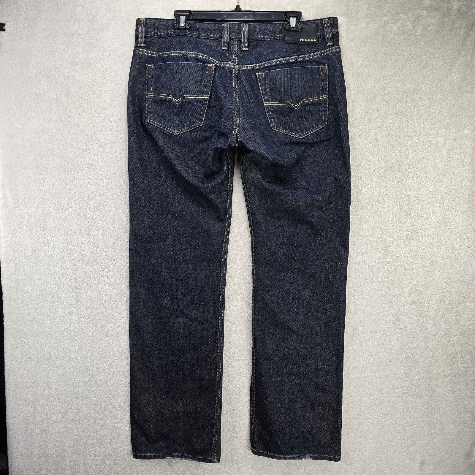 Diesel Diesel Viker Jeans Mens 36x32 Regular Straight Wash 0088Z Size US 36 / EU 52 - 8 Thumbnail