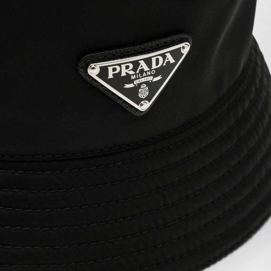 Prada o1d2blof0924 Size: M / Bucket Hats in Black Size ONE SIZE - 5 Thumbnail
