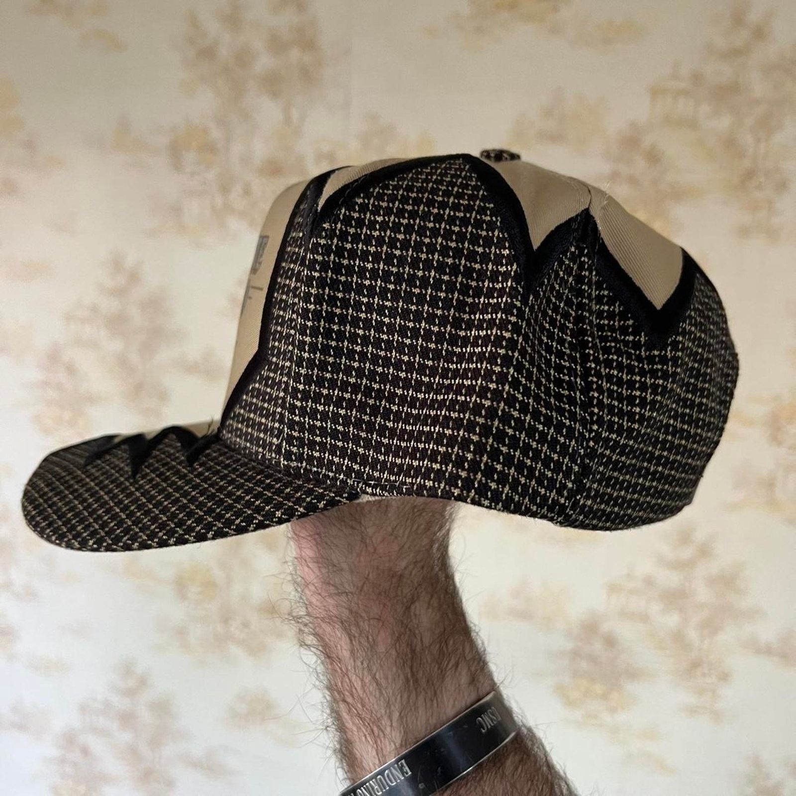 Vintage 1999 Tri-State Rodeo Hat | Tan Shockwave Strapback | OSFA Size ONE SIZE - 4 Thumbnail