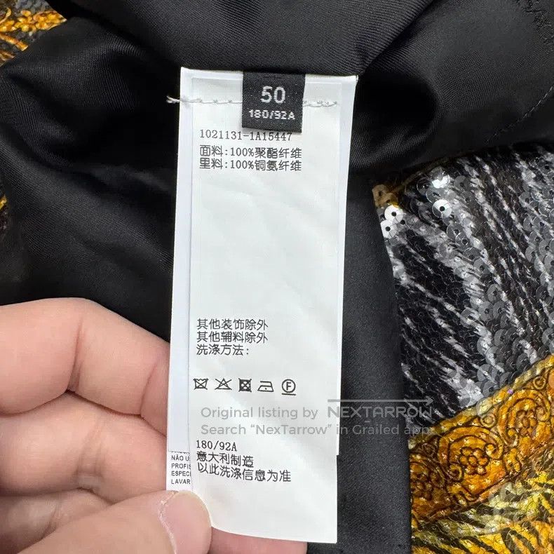 Versace Versace Sequins full of printed leopard print shirts Size US M / EU 48-50 / 2 - 3 Thumbnail