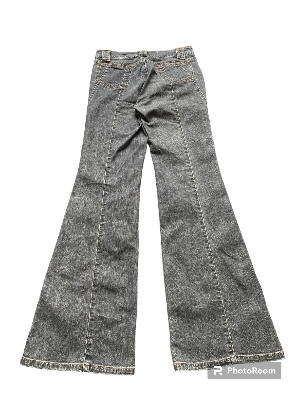 If Six Was Nine × Japanese Brand × Tornado Mart Japanese Brand Carouge Excellent Spiral Cut Flare Denim Size US 27 - 2 Thumbnail