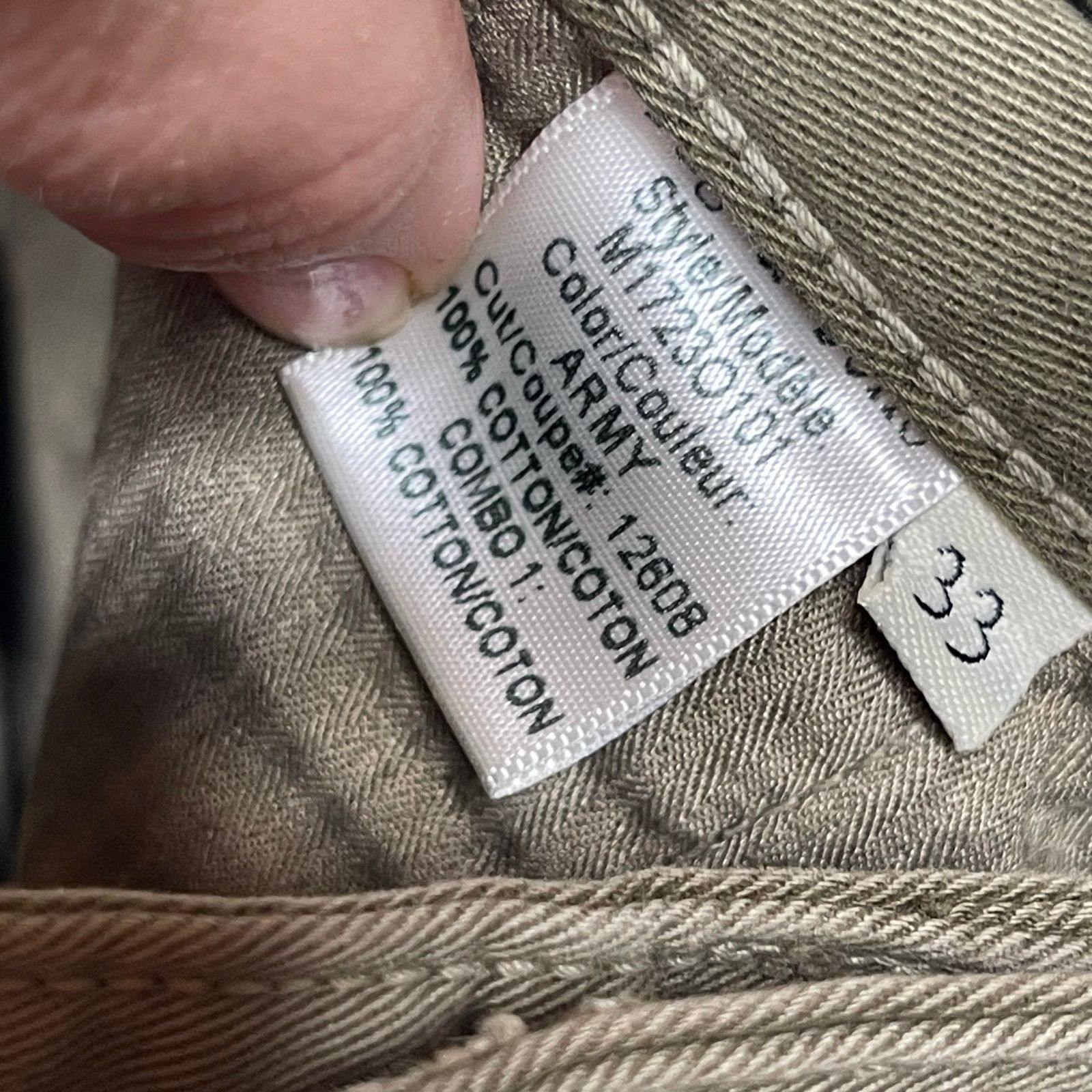 Rag & Bone Rag & Bone Standart Issue green chino pants sz 33x34 Size US 33 - 7 Thumbnail