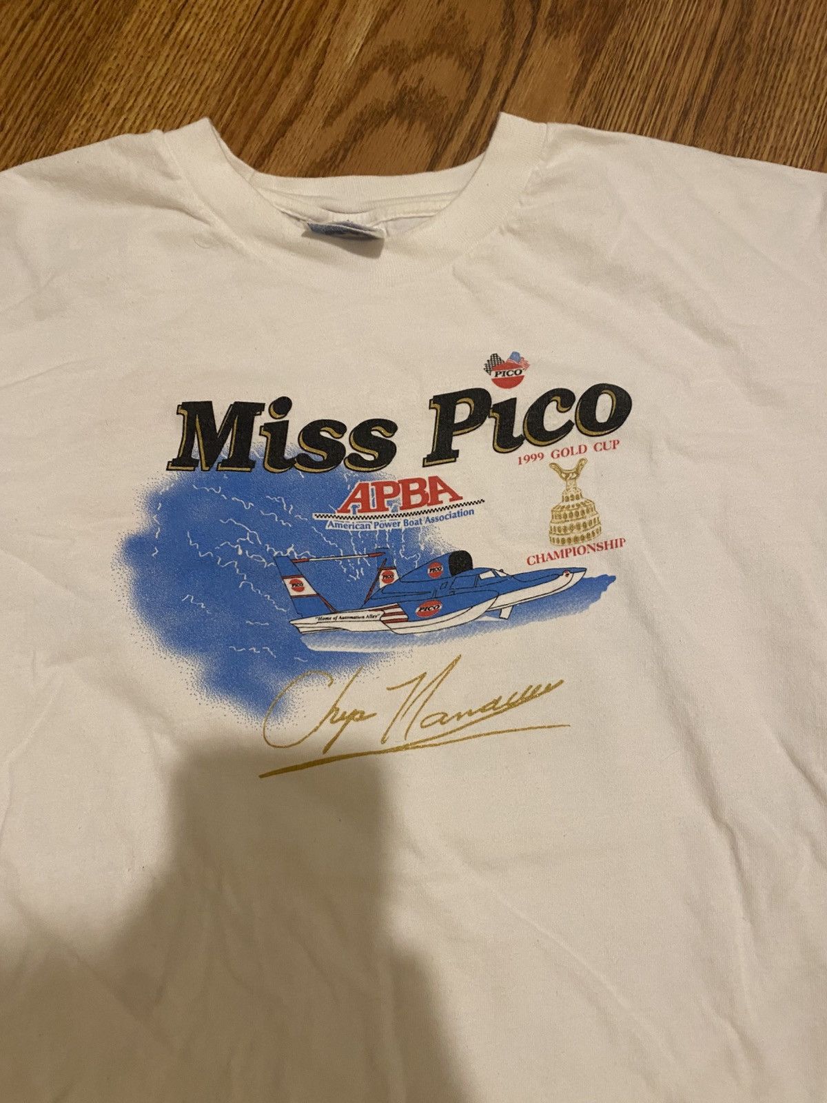 Vintage 1999 Vintage SpeedBoat T shirt Size US L / EU 52-54 / 3 - 2 Thumbnail