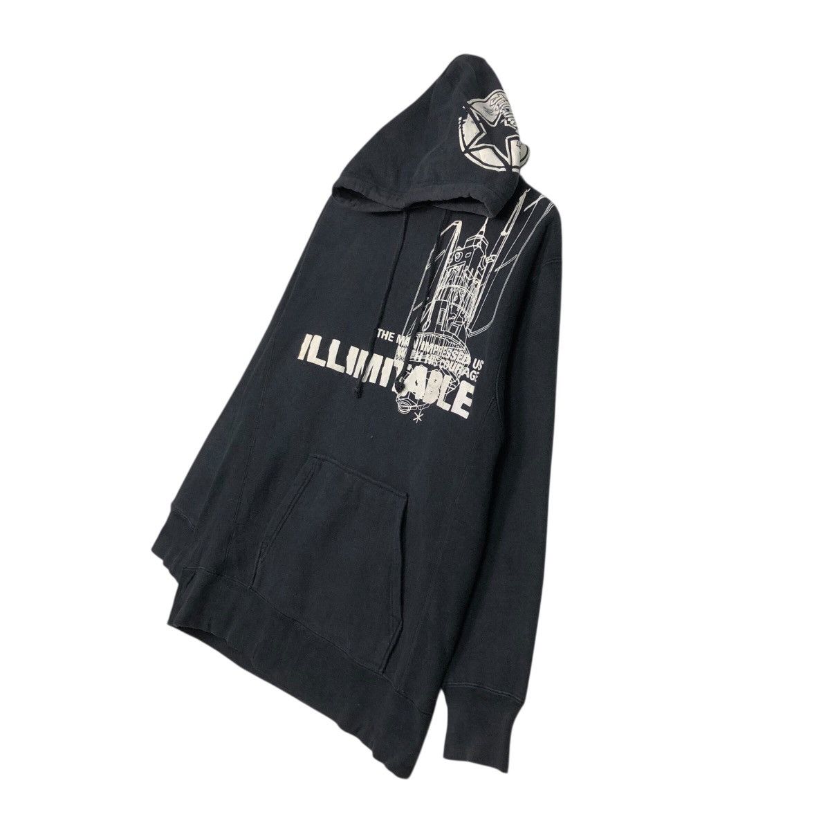 Hysteric Glamour 📌Vintage Hoodie Pull Illimitable Big Logo Punk Overprint Size US L / EU 52-54 / 3 - 3 Thumbnail