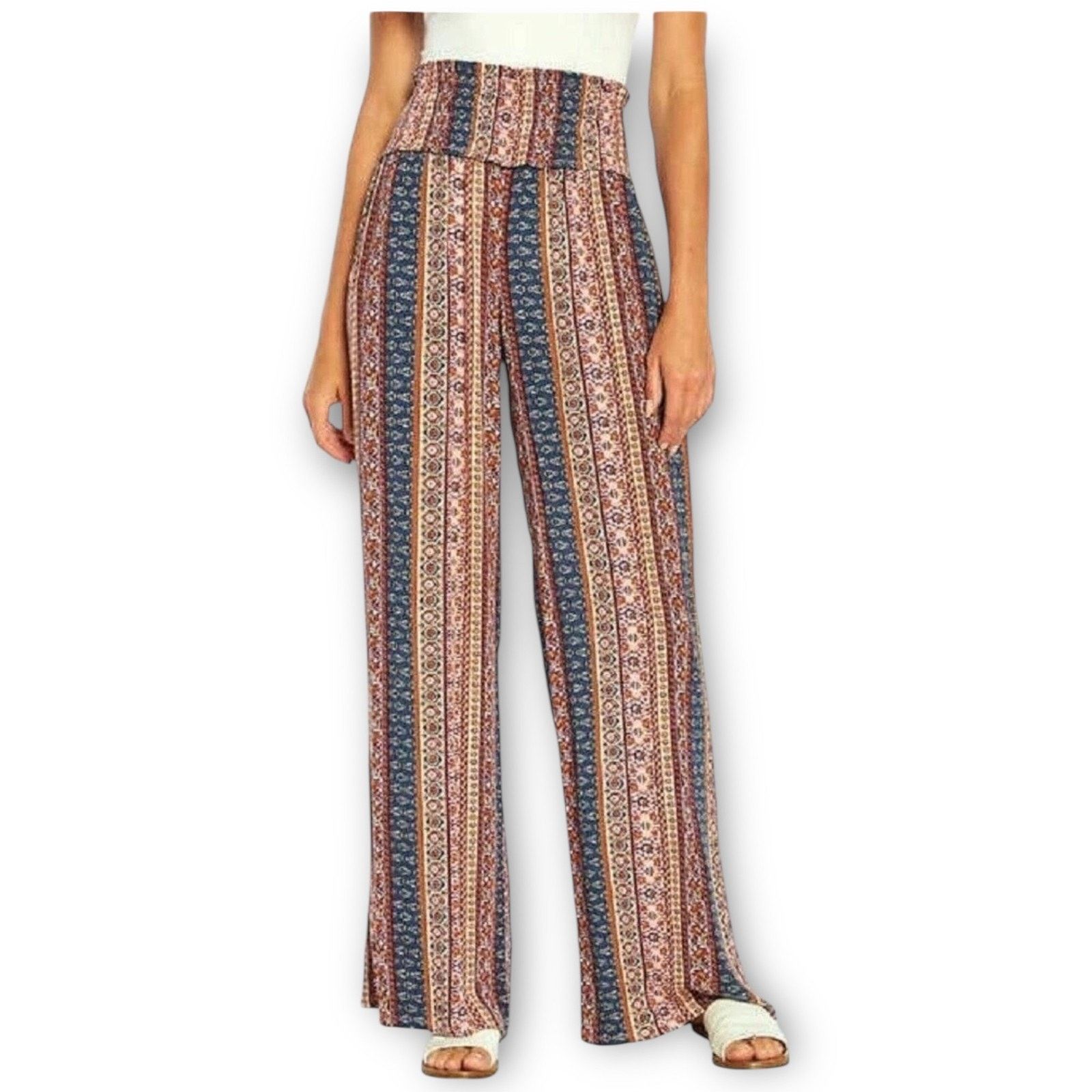 Isaac Mizrahi NWT Isaac Mizrahi Live! Women’s Pull-On Wide Leg Pants XL Size 34" / US 12 / IT 48 - 2 Thumbnail
