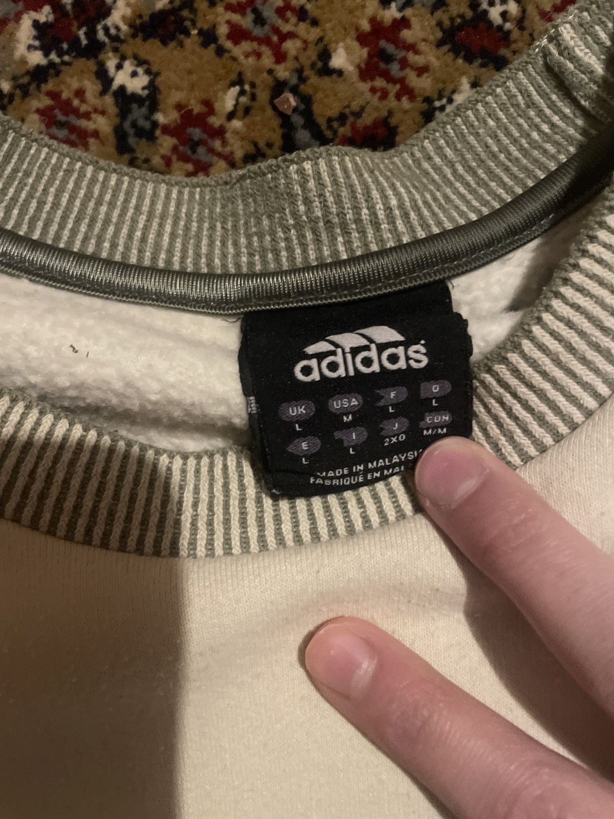 Adidas Adidas sweatshirt Size US L / EU 52-54 / 3 - 3 Thumbnail