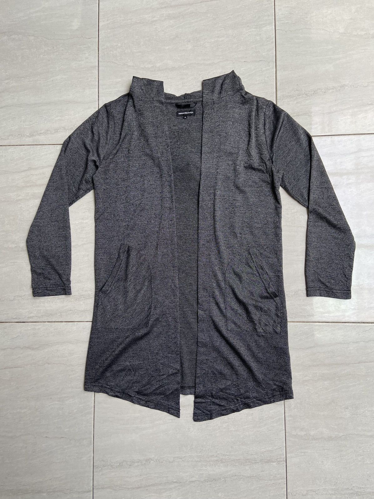 semanticdesign SEMANTIC DESIGN Grey Cardigan Size US M / EU 48-50 / 2 - 7 Thumbnail