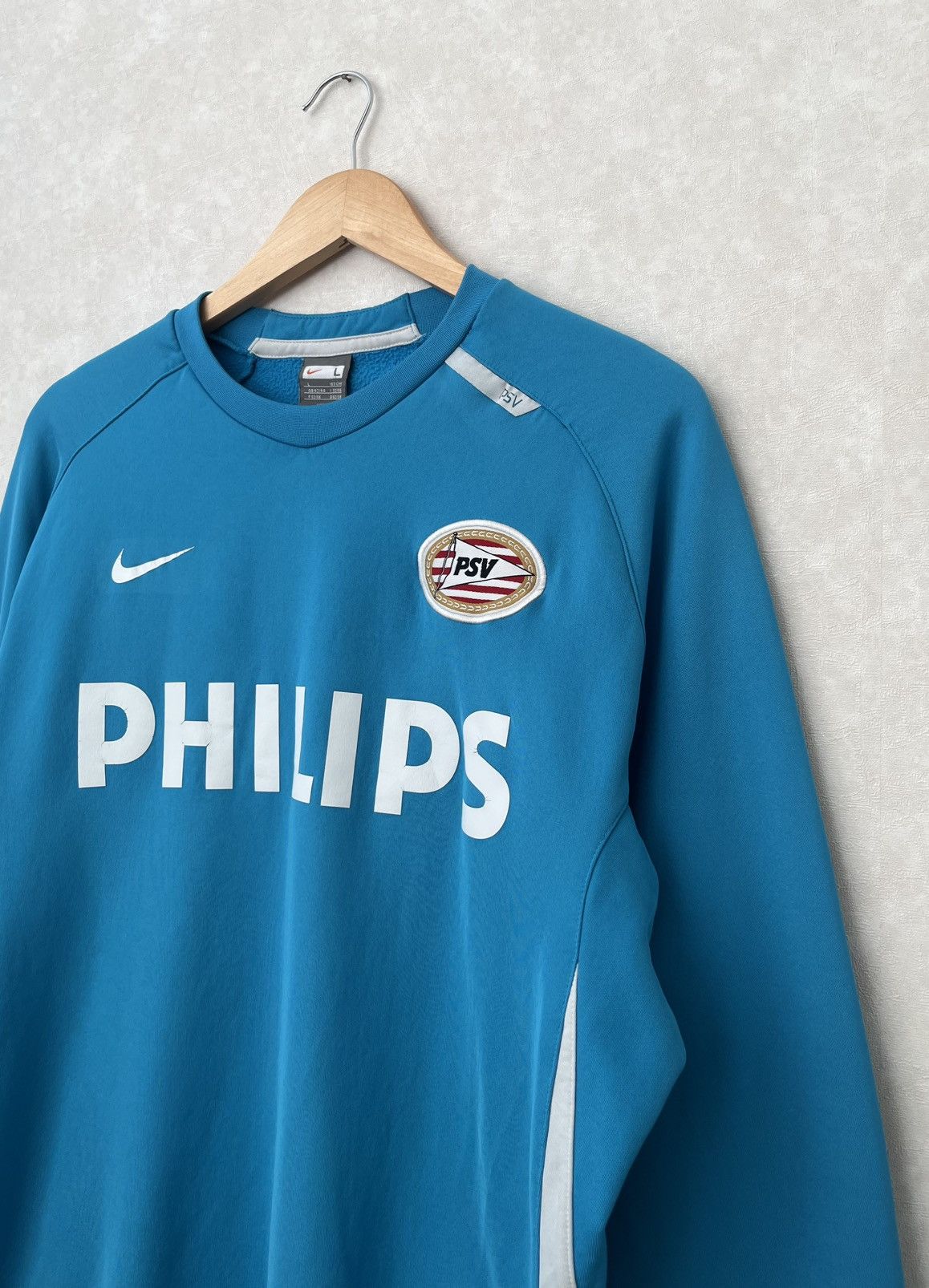 Nike PSV Eindhoven Nike Football Sweatshirt #9 Weber 00s Size US L / EU 52-54 / 3 - 5 Thumbnail