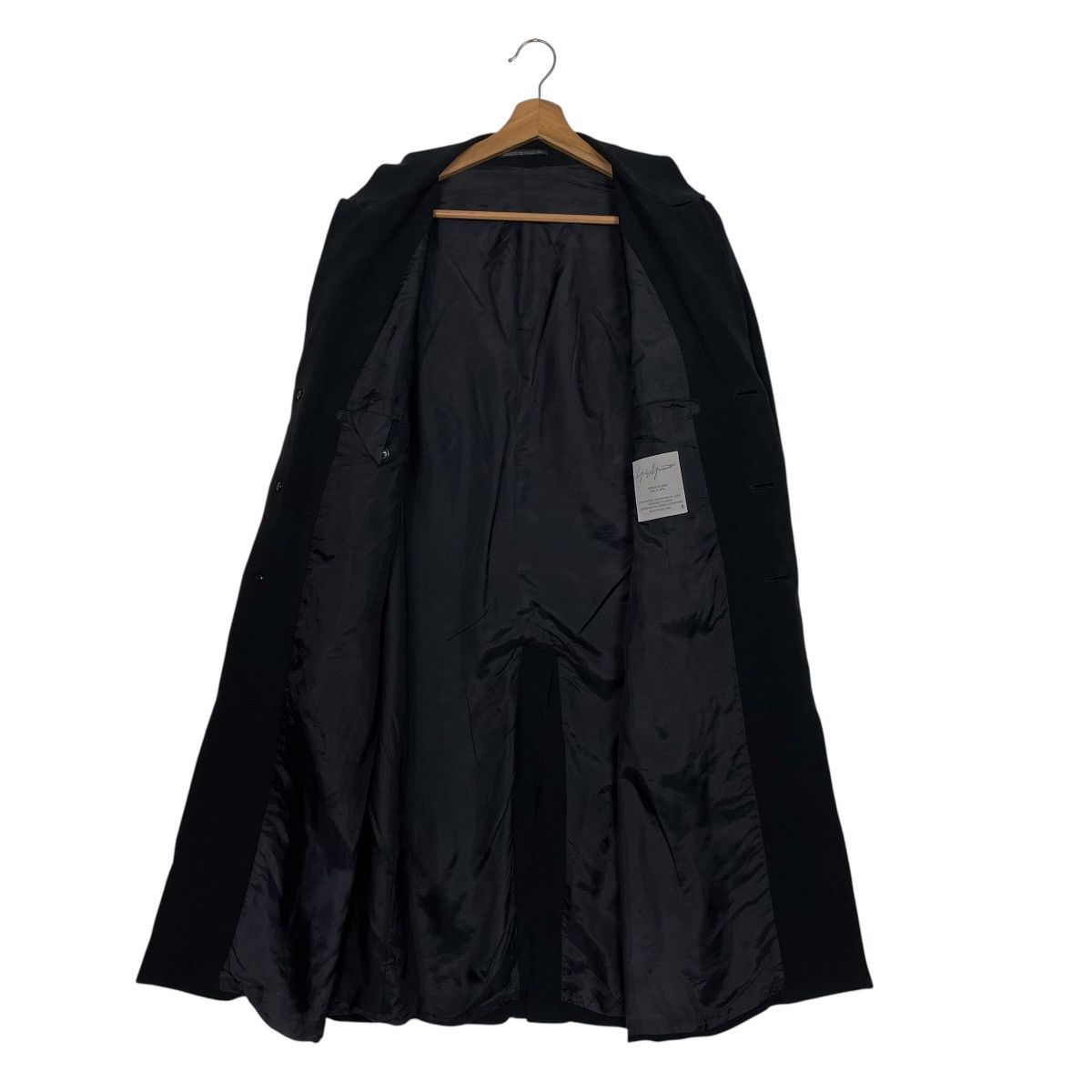 Yohji Yamamoto Yohji Yamamoto Signature Cupro Coat Size US M / EU 48-50 / 2 - 11 Thumbnail