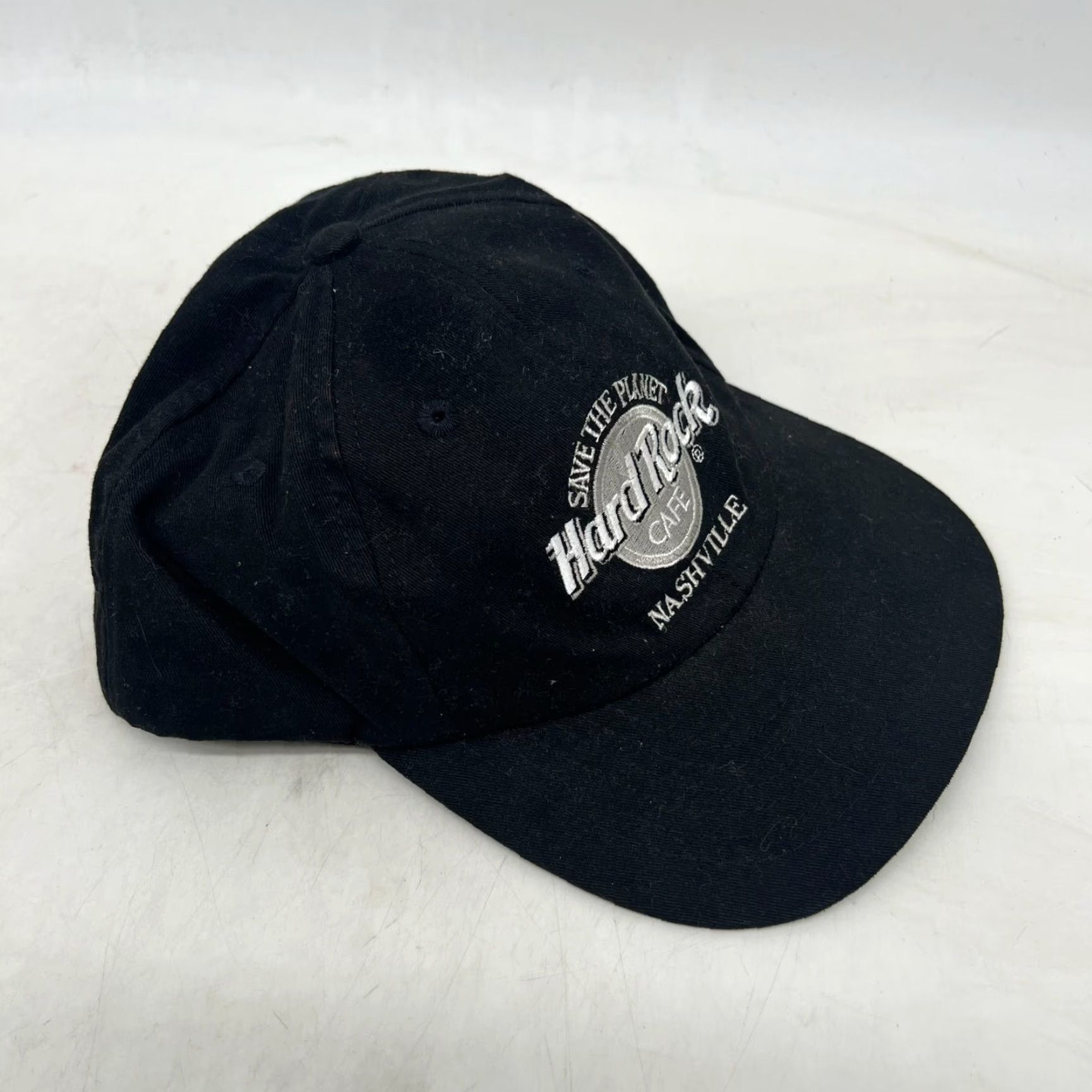 Hard Rock Cafe VINTAGE Hard Rock Cafe Nashville Snapback Trucker Cap One Size Black 90s Classic Mens Size ONE SIZE - 5 Thumbnail
