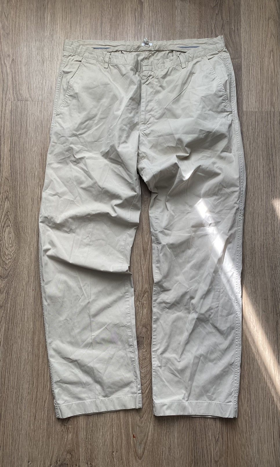 C.P. Company × Vintage Vintage C.P. Company by Massimo Osti baggy beige pants Size US 38 / EU 54 - 1 Thumbnail