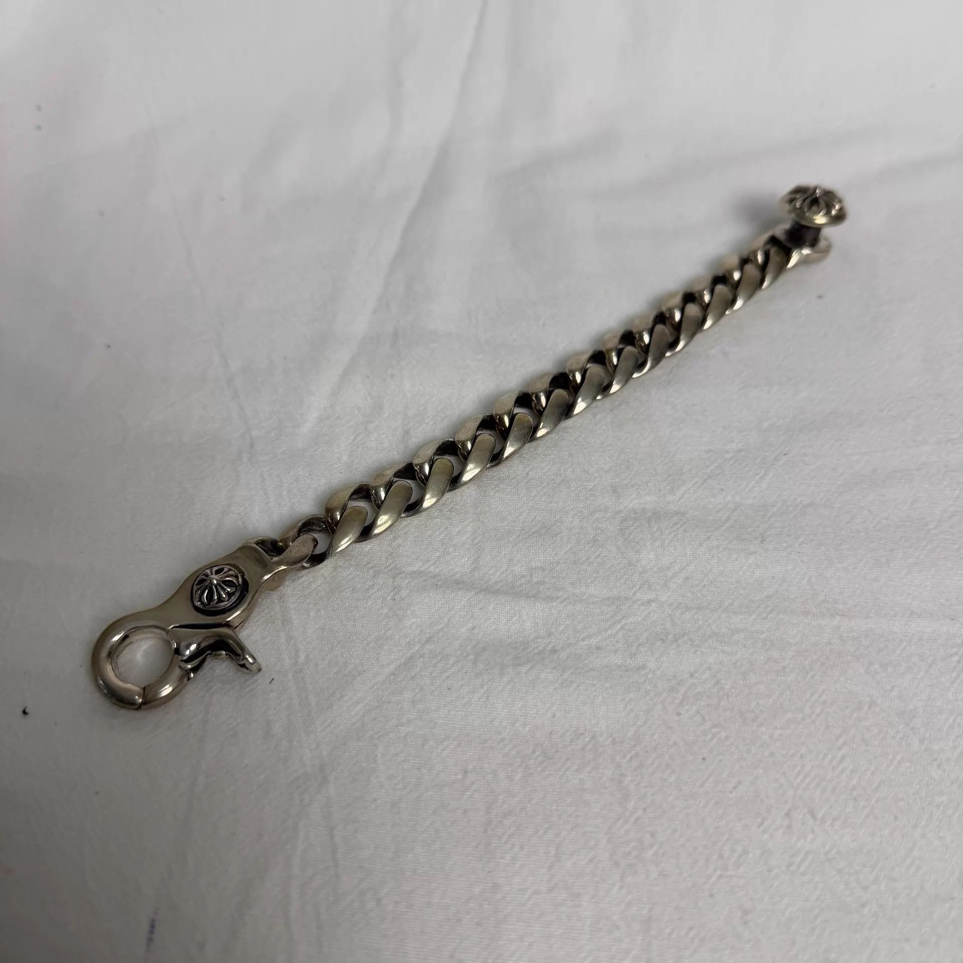 Chrome Hearts Chrome Hearts 925 Silver Lobster Clasp Cuban Bracelet Size ONE SIZE - 2 Thumbnail