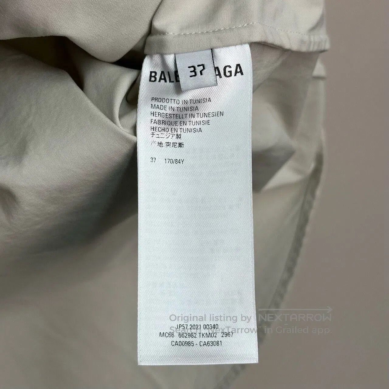 Balenciaga balenciaga waterfall embroidery long sleeve shirt. Size US M / EU 48-50 / 2 - 4 Thumbnail