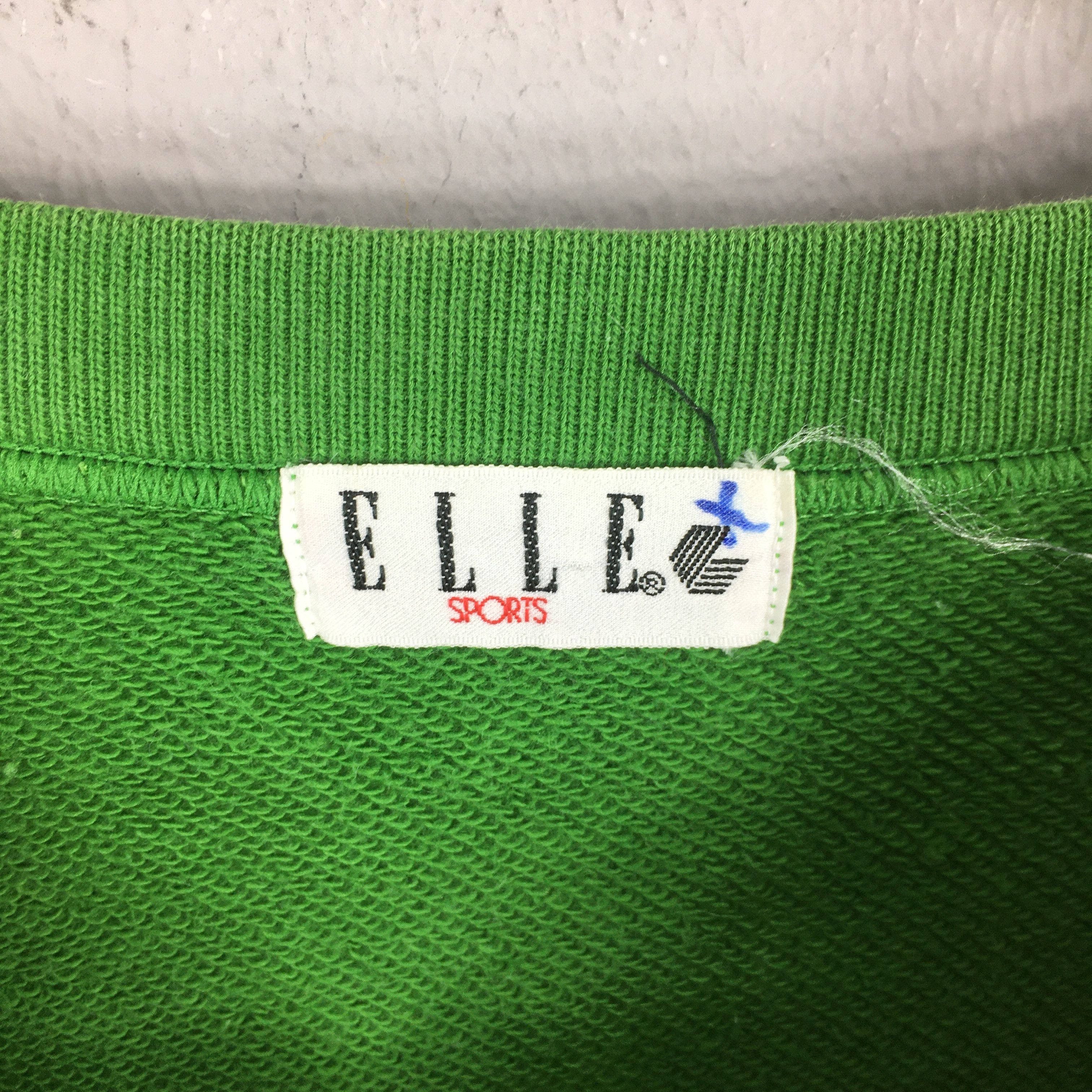 Other Vintage 90s Elle Paris Green Sweatshirt Medium Size US M / EU 48-50 / 2 - 5 Thumbnail