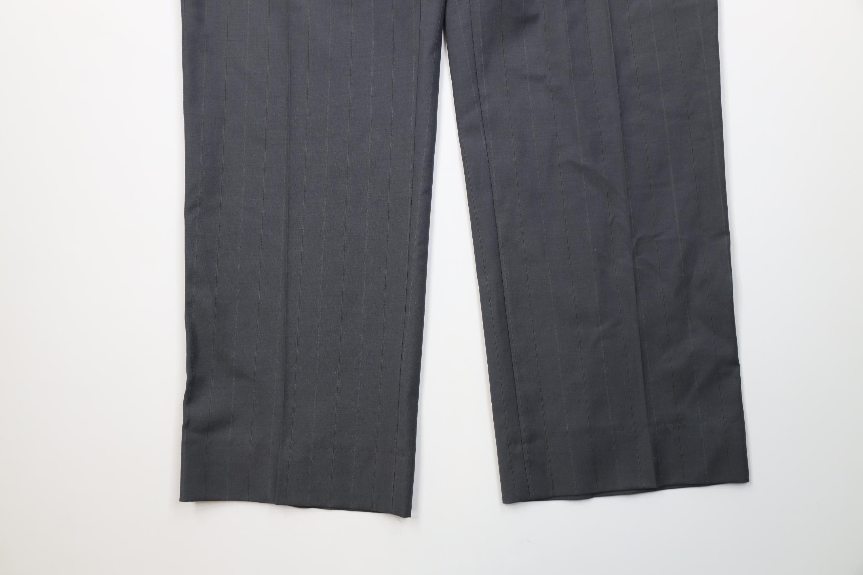 Vintage Vintage 70s Streetwear Wool Blend Knit Wide Leg Chino Pants Size US 38 / EU 54 - 4 Thumbnail