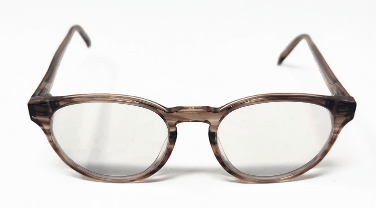 Warby Parker Warby Parker Percey Round Acetate Glasses Smoke Crystal 47mm Size ONE SIZE - 1 Thumbnail