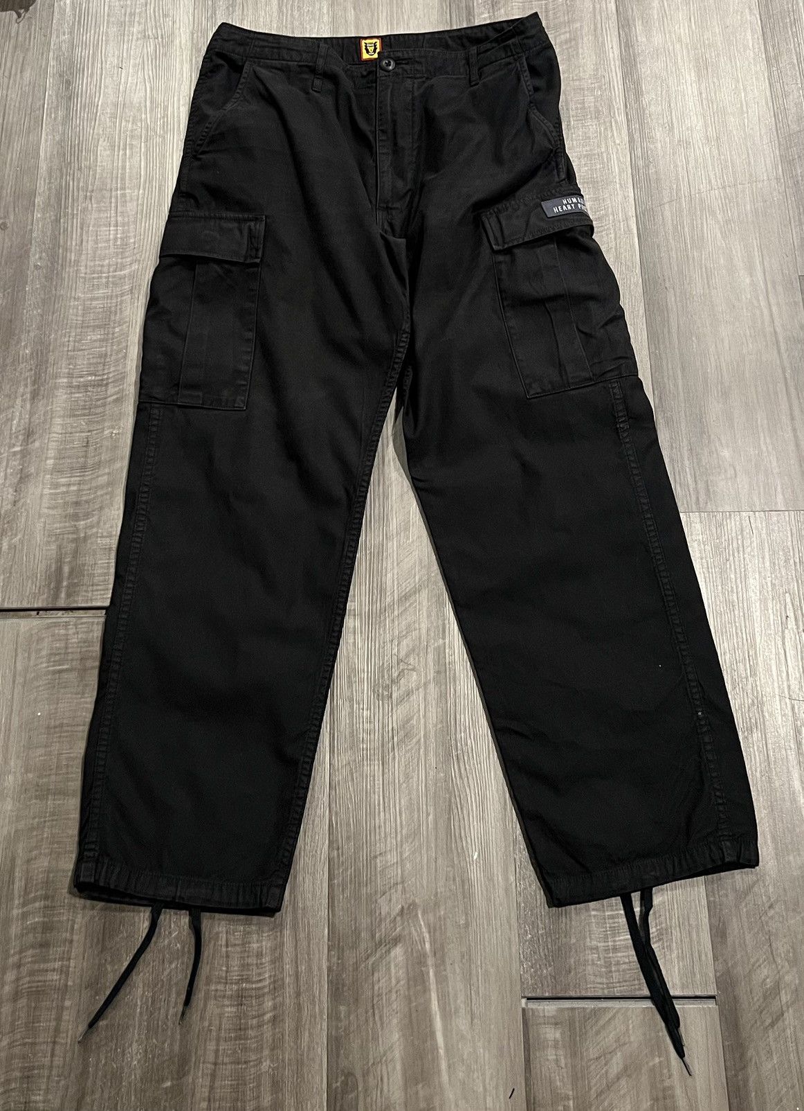 Human Made Size Large Men’s 2022/2023 Human Made Cargo Pants Black Size US 32 / EU 48 - 1 Thumbnail
