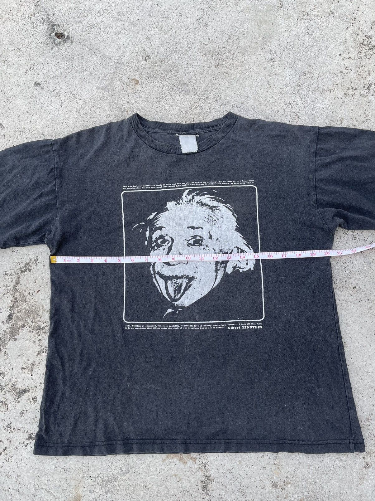 Vintage Vintage Albert Einstein Distressed T shirt M Punk Promo Rare Size US M / EU 48-50 / 2 - 6 Thumbnail