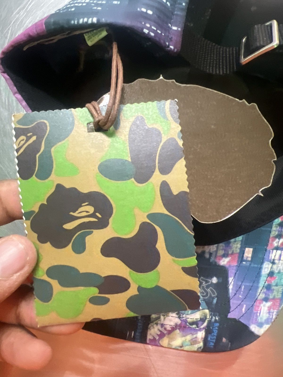 Bape Bape neon Tokyo strap hat Size ONE SIZE - 6 Thumbnail